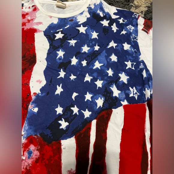 Vintage Jeanius American Flag All Over Print - Picture 4 of 12